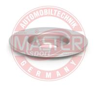 Master-Sport 2xBremsscheibe Posteriore Pieno 143mm per Honda Civic VIII