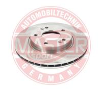 MASTER-SPORT GERMANY 2x Disco Freni Anteriore Ventilato Ø275 MM per Hyundai