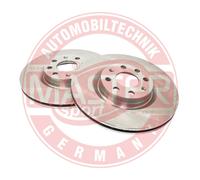 MASTER-SPORT GERMANY 2x Disco Freni Anteriore Ventilato Ø284 MM per Opel Adam