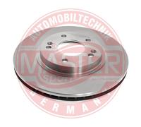 MASTER-SPORT GERMANY 2x Disco Freni Anteriore Ventilato Ø294 MM per Hyundai