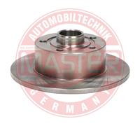 MASTER-SPORT GERMANY 2X Disco Freno Posteriore Ø245 Mm Voll Per Audi A4 8D2 B5
