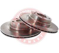 MASTER-SPORT GERMANY 2x Disco Freno Posteriore Ø300 MM per BMW 3er Touring E91
