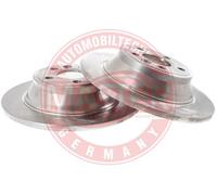 MASTER-SPORT GERMANY 2x Disco Freno Posteriore Ø302 MM per Volvo V70 III Bw D3 /