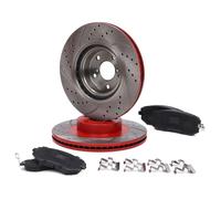 MASTER-SPORT Kit Dischi E Pastiglie Freno Anteriore per SUBARU FORESTER (SG)