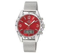 Master Time Orologio da Polso da Uomo Radio Sporty Big Date Cronografo Rosso