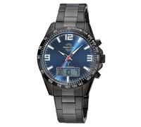 Master Time Orologio da Polso da Uomo Radio Sporty Big Date Nero/Blu