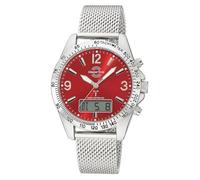 Master Time Orologio da Polso da Uomo Radio Sporty Big Date Cronografo Rosso