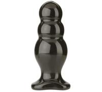 Master Tool #4 - Plug anale con tripla ondulazione, 16,8 cm di lunghezza e 6,6 cm di larghezza, giocattolo anale stimolante per la prostata