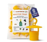 Master Trap, 10 Pezzi, Trappola Mosche, Calabroni, Vespe, Cimici Asiatiche, Dros