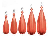 Master Your Cast Skill with 5pz spina per fusione da pesca set spine in gomma ba