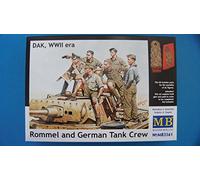 Masterbox 01:35 Scale Rommel e Tedesco Tank Crew, DAK della seconda Guerra Mondiale Era Parti di Montaggio