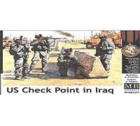 MB MasterBox U.S. Checkpoint In Iraq USA Controllo 4 Soldati 1:35 Kit