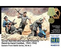 Masterbox 1:35 - Soviet Marines And German Infantry, Hand-To-Hand Combat, 1941-1 - Mas35152
