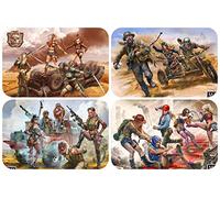 Masterbox Bundle LOT of Desert Battle Series 4 - Kit di plastica 1/35 Master Box