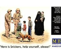 Masterbox Ecco Snickers Moderni Soldati U.S. In Afghanistan 1:35 Kit
