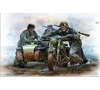 Masterbox Modello in plastica per motociclisti tedeschi, WW|| ERA 1/35 Master Box 35178