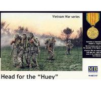 Masterbox Modern Infantry Head Per Gli Hueys Vietnam Figure 1:35 Modello Kit