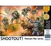 Masterbox Moderno Fanteria Shootout Vietnam Guerra Figure 1:3 5 Modello Kit