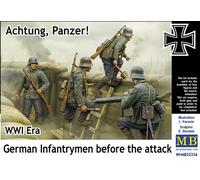 MASTERBOX WWI GERMAN INFANTRYMEN BEFORE THE ATTACK Scala 1:35 Cod.MB35256
