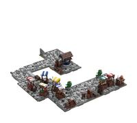 MasterBrickPlay Architettura, set di mattoncini da costruzione, 2005, MOC-131233 H07 Germania chiesa modulare casa modello modulare costruzione regalo