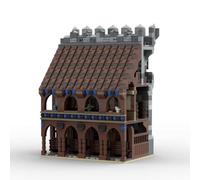 MasterBrickPlay Architettura, set di mattoncini da costruzione, 2367 mattoncini da costruzione, MOC-131231 H05 Germania chiesa modulare casa kit modellino modulare costruzione regalo