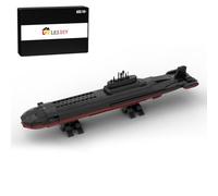 MasterBrickPlay - Kit di costruzione - Barca tecnica - 1/300 Atom U-Boot militare - Barca da costruzione in mattoni - 1434 pezzi - Tecnica - Mattoni da costruzione per navi da guerra