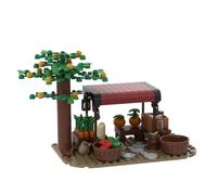 MasterBrickPlay MOC-78754 - Kit di costruzione modulare per la casa, 171 mattoncini modulari per la casa, regalo per adulti