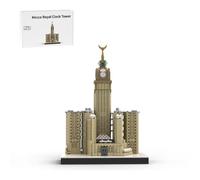MasterBrickPlay Modulare House, 1738 mattoncini da costruzione modulari della Mecca della Torre dell'Orologio Reale Architettura Kit Modellino MOC Modular Buildings Kit di costruzione