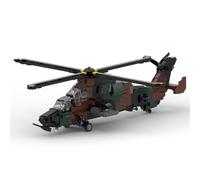 MasterBrickPlay Technik MOC-154526 EC665 - Kit di costruzione per elicotteri militari, 932 pezzi, ingegneria per elicottero, giocattolo da costruzione, regalo