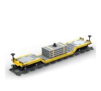 MasterBrickPlay Technik MOC-46691 - Set di mattoncini da costruzione, 532 + locomotiva per ferrovia, giocattolo da costruzione, regalo creativo per adulti
