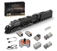 MasterBrickPlay Tecnica treno a vapore flok modello blocchi di costruzione, 3200 parti locomotiva a vapore kit con ferrovia, blocchi di bloccaggio giocattolo per adulti