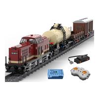 MasterBrickPlay Tecnica treno a vapore flok modello di blocchi di costruzione, 2171 parti treno europeo locomotiva a vapore kit con ferrovia, blocchi di bloccaggio giocattolo per adulti