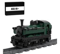 MasterBrickPlay Tecnologia treno mattoncini da costruzione, 418 pezzi, mattoncini da costruzione British GWR-5700, modello, tecnica City treno merci, treno merci, regalo per adulti