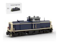 MasterBrickPlay Tecnologia treno mattoncini da costruzione, 635 pezzi, set da costruzione per treno merci tedesco, set per treno merci, regalo per adulti