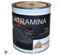 MASTERBRICO Catramina Liquida Impermeabilizzante 4 Litri - Protettivo Bituminoso Nero per Ferro, Cemento e Legno, Primer per Guaine Bituminose - Uso Esterno, Resistente all’Acqua