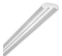 MASTERBRICO Cornici in Polistirolo per Soffitto e Pareti 14 metri - Cornici Polistirolo Decorative Bianche Verniciabili, Set 7 Barre da 2 Metri - Ideali per Quadri, Porte, Boiserie e Specchi (A006)