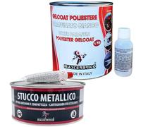 MASTERBRICO Kit Stucco Metallico Bicomponente 750 ml