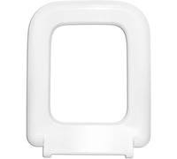 MASTERBRICO Sedile WC per Copriwater Ceramica Cielo Shui in Termoindurente Bianco - Ricambio Parte Inferiore Asse Originale Chiusura Classica - Made in Italy