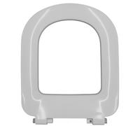 MASTERBRICO Sedile WC per Copriwater Dolomite Gemma 2 J523201 Termoindurente Bianco, Ricambio Parte Inferiore Serie Gemma2 - Made in Italy