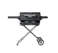 Masterbuilt® Barbecue portatile a carbonella e affumicatore con carrello, colore: nero