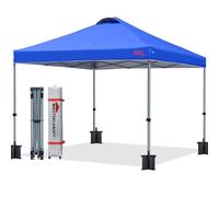 MasterCanopy 5 x 5 Pop up Portable a baldacchino baldacchino Tenda Bonus Borsa per Il Trasporto e picchetti da Tenda, Raissa metallizzate