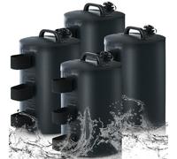 MasterCanopy Set di 4 sacchetti per pesi, riutilizzabili, per gazebo pop-up, pieghevole, tenda, canopy, nero