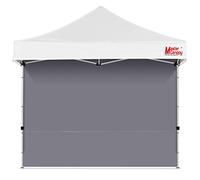 MASTERCANOPY Tenda a baldacchino istantaneo laterale per baldacchino pop-up 10x10, 1 pezzo, grigio