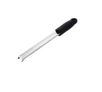 MasterChef Grattugia Limone Scorza, Grattugia Formaggio Manuale | Perfetto per Parmigiano, Mela, Agrumia, Aglio, Moscata e altro, Acciaio Inox, Manico in Silicone, Lavabile in Lavastoviglie