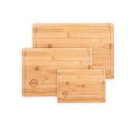 MasterChef Taglieri Legno Set Tagliere Cucina in Bamboo Grande Medio y Piccolo