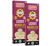 MasterChow Pasta di grano sano Udon, 2 pezzi, 100% grano integrale senza maida, non fritte, per 4-5 pasti, 600 g