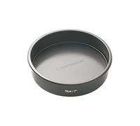MasterClass 18cm Loose Based Sandwich Tin con PTFE, PFOA e BPA Free Non Stick, robusto 1 millimetri di spessore in acciaio al carbonio, 7 pollici teglia rotonda per torte
