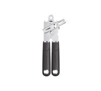 MasterClass Apriscatole con impugnatura morbida, acciaio inox, 19 cm, nero