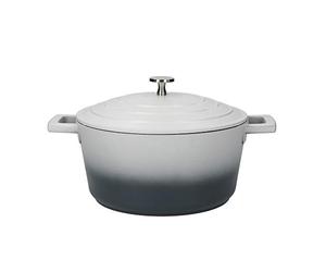 MasterClass Casseruola media con coperchio 4 litri/24 cm, in alluminio fuso leggero, resistente al forno e al piano cottura a induzione, grigio Ombre