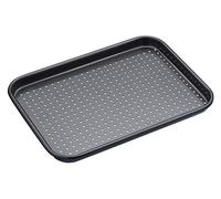 MasterClass Crusty Bake Teglia forata antiaderente senza PTFE, PFOA e BPA, in robusto acciaio al carbonio spesso 1 mm, 24 x 18 cm